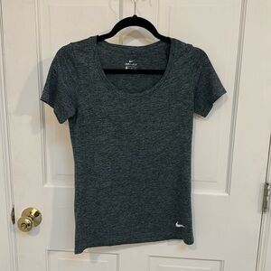 Nike Heather Gray Dri-Fit Workout Tee
